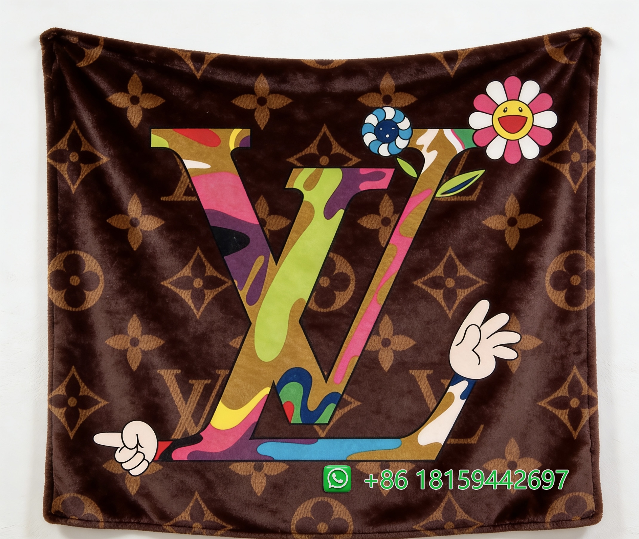 Louis Vuitton Throw Blankets